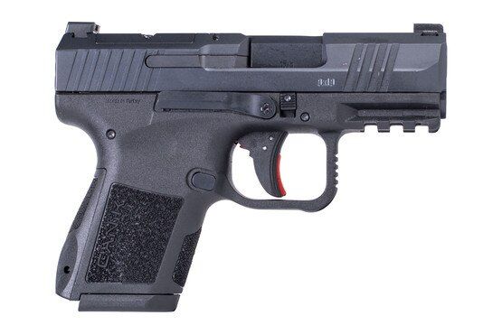 Canik Mete MC9 9mm pistol with 12 round and 15 round magazine.